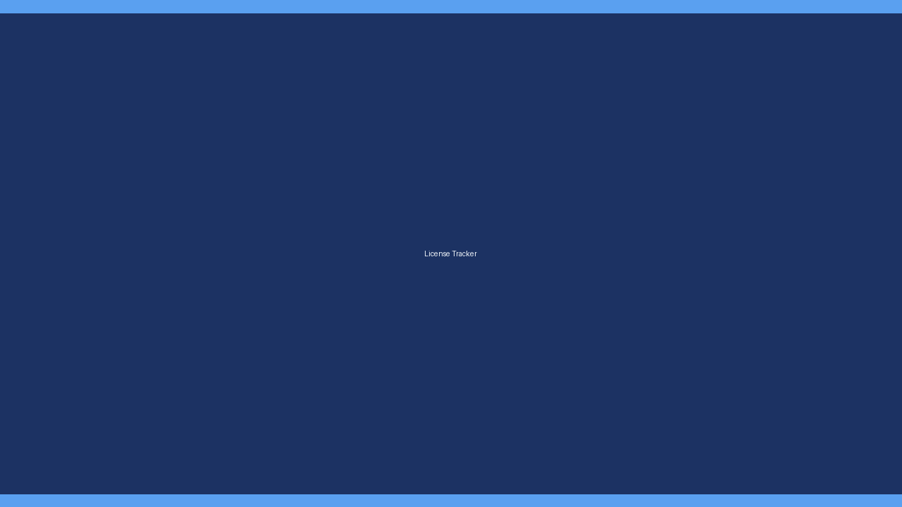 Export license utilization tracker